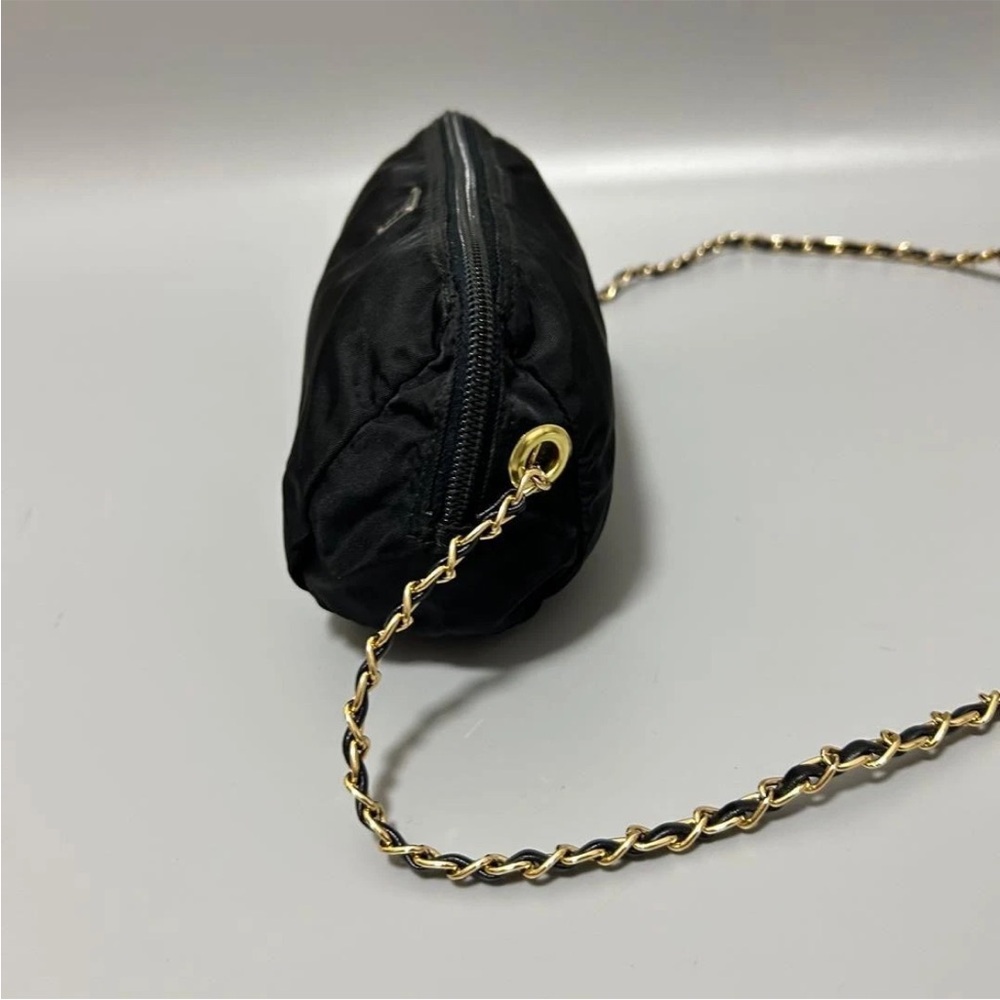 Prada Black Crossbody Bag with Gold Chain - Picture 4 of 13